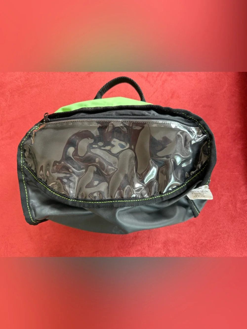 L.L.Bean MINI Duffel Bag Limited Edition Accessory Bag Green Black Discontinued